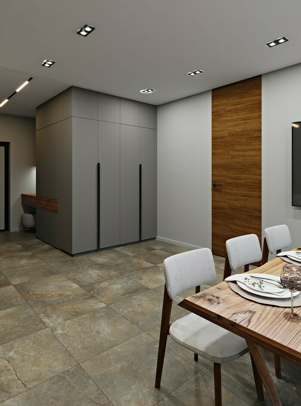 Дизайн прихожей в стиле лофт